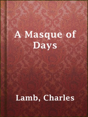 A Masque of Days - ebook